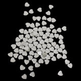 Maxbell Resin Heart Flatback Buttons Decoration DIY Crafts 12mm 100pcs Silver - Aladdin Shoppers