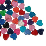 Maxbell Heart Flatback Buttons Decoration DIY Crafts 12mm 100pcs Mixed Color - Aladdin Shoppers