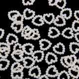 Maxbell 100 Heart Shaped Faux Pearls Cabochon Embellishments Wedding Card Making - Aladdin Shoppers