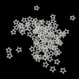 Maxbell 100Pcs Star Shaped Faux Pearls Cabochon Embellishments Wedding Card Making - Aladdin Shoppers