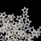 Maxbell 200Pcs Pearls Cabochon Embellishments Craft Decoration Star Bowknot Shaped