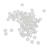 Maxbell 100Pcs Star Shaped Faux Pearls Cabochon Embellishments Wedding Card Making - Aladdin Shoppers