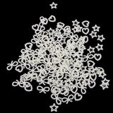 Maxbell 150 Assorted Shaped Faux Pearls Cabochon Embellishments Wedding Card Making - Aladdin Shoppers