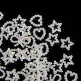 Maxbell 150 Assorted Shaped Faux Pearls Cabochon Embellishments Wedding Card Making - Aladdin Shoppers