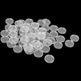 Maxbell 100pcs Clear Coin Capsules Containers Boxes Holders 40.6mm - Aladdin Shoppers