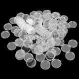 Maxbell 100pcs Clear Coin Capsules Containers Boxes Holders 24mm - Aladdin Shoppers