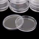 Maxbell 100pcs Clear Coin Capsules Containers Boxes Holders 24mm - Aladdin Shoppers