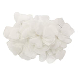 Maxbell 100Pcs Heart Shape Fabric Flower Petals Wedding Decor White - Aladdin Shoppers