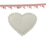 Maxbell 100Pcs Heart Shape Fabric Flower Petals Wedding Decor White - Aladdin Shoppers