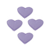 Maxbell 100Pcs Heart Shape Fabric Flower Petals Wedding Decor Purple - Aladdin Shoppers