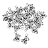 Maxbell 25pcs Little Bear Charms for Jewellery Crafts DIY Silver - Aladdin Shoppers