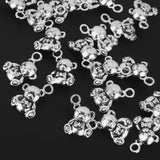 Maxbell 25pcs Little Bear Charms for Jewellery Crafts DIY Silver - Aladdin Shoppers