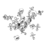 Maxbell 25pcs Baby Nipple Pacifier Charms for Jewellery Crafts DIY Silver - Aladdin Shoppers