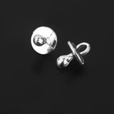 Maxbell 25pcs Baby Nipple Pacifier Charms for Jewellery Crafts DIY Silver - Aladdin Shoppers