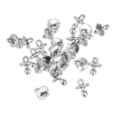 Maxbell 25pcs Baby Nipple Pacifier Charms for Jewellery Crafts DIY Silver - Aladdin Shoppers