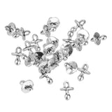 Maxbell 25pcs Baby Nipple Pacifier Charms for Jewellery Crafts DIY Silver - Aladdin Shoppers