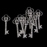 Maxbell 10pcs Antique Silver Key Shape Charms Pendants For DIY Jewelry - Aladdin Shoppers