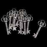 Maxbell 10pcs Antique Silver Key Shape Charms Pendants For DIY Jewelry - Aladdin Shoppers