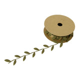 Maxbell 2 Rolls Vintage Satin Leaf Leaves Vine Garlands Ribbon Trim Sewing Craft