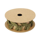 Maxbell 2 Rolls Vintage Satin Leaf Leaves Vine Garlands Ribbon Trim Sewing Craft