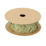 Maxbell 2 Rolls Vintage Satin Leaf Leaves Vine Garlands Ribbon Trim Sewing Craft