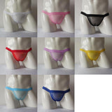 Maxbell Men's Sexy Sheer Mesh G-string Underwear Bikini T-back Thongs Briefs Black - Aladdin Shoppers