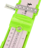 Maxbell Toddler Baby Kids Foot Measuring Gauge Infant Child Shoe Measure Tool Green