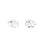 Maxbell 300pcs 6mm Vintage Copper Plated Flower Bead Caps Jewelry Making Silver - Aladdin Shoppers