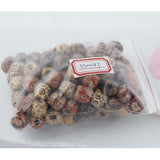 Maxbell 100pcs 17mm Mixed Round Wooden Beads for Jewelry Making Loose Spacer Charms - Aladdin Shoppers