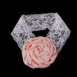 Maxbell Peach Colored Rose Flower Baby Girls Headband Photography Props Hair Band - Aladdin Shoppers