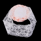 Maxbell Peach Colored Rose Flower Baby Girls Headband Photography Props Hair Band - Aladdin Shoppers