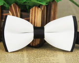 Maxbell Dacron Bow Ties Polyester Silk Butterfly Tie Tuxedo Party Bowtie #1