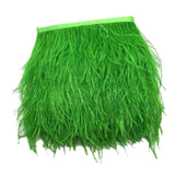 Maxbell 2pcs Ostrich Feather Fringe Trim Costume Sewing Crafts Decorations