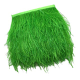 Maxbell 2pcs Ostrich Feather Fringe Trim Costume Sewing Crafts Decorations