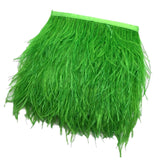 Maxbell 2pcs Ostrich Feather Fringe Trim Costume Sewing Crafts Decorations
