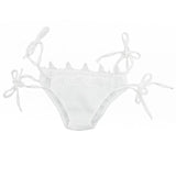 Maxbell Maxbell Sexy Women Lace Mesh Bikini Set Push Up Bra Swimwear Swimsuit White L