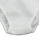 Maxbell Maxbell Sexy Women Lace Mesh Bikini Set Push Up Bra Swimwear Swimsuit White L