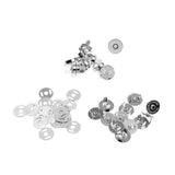 Maxbell 12 Sets Sewing Button Snap Magnetic Fasteners DIY Craft Silver 14mm #1 - Aladdin Shoppers
