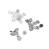 Maxbell 12 Sets Sewing Button Snap Magnetic Fasteners DIY Craft Silver 14mm #1 - Aladdin Shoppers