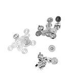 Maxbell 12 Sets Sewing Button Snap Magnetic Fasteners DIY Craft Silver 14mm #1 - Aladdin Shoppers