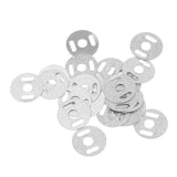 Maxbell 12 Sets Sewing Button Snap Magnetic Fasteners DIY Craft Silver 14mm #1 - Aladdin Shoppers