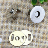 Maxbell 12 Sets Sewing Button Snap Magnetic Fasteners DIY Craft Silver 14mm #1 - Aladdin Shoppers