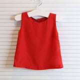 Maxbell Toddler Girls Summer Outfits Clothes T-shirt Tops Polka Dots Skirt Set 130