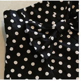 Maxbell Toddler Girls Summer Outfits Clothes T-shirt Tops Polka Dots Skirt Set 130