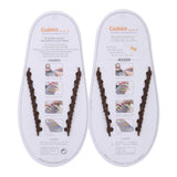 Maxbell 16 Pieces Silicone Elastic Shoelaces No Tie Shoe Laces Running NEW Brown - Aladdin Shoppers