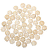 Maxbell 50pcs Heart Handmade 2 Holes Wooden Buttons Sewing Scrapbooking DIY 2cm - Aladdin Shoppers