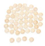 Maxbell 50pcs Heart Handmade 2 Holes Wooden Buttons Sewing Scrapbooking DIY 2cm - Aladdin Shoppers