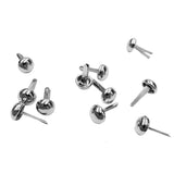 Maxbell 200Pcs Punk Mushroom Rivet Metal Studs Round Screw Craft DIY Bronze Silver