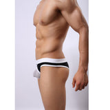 Maxbell Men Sexy Block Bulge Pouch Briefs Shorts Underwear Mesh Sleepwear Black S - Aladdin Shoppers