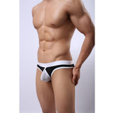 Maxbell Men Sexy Block Bulge Pouch Briefs Shorts Underwear Mesh Sleepwear Black S - Aladdin Shoppers